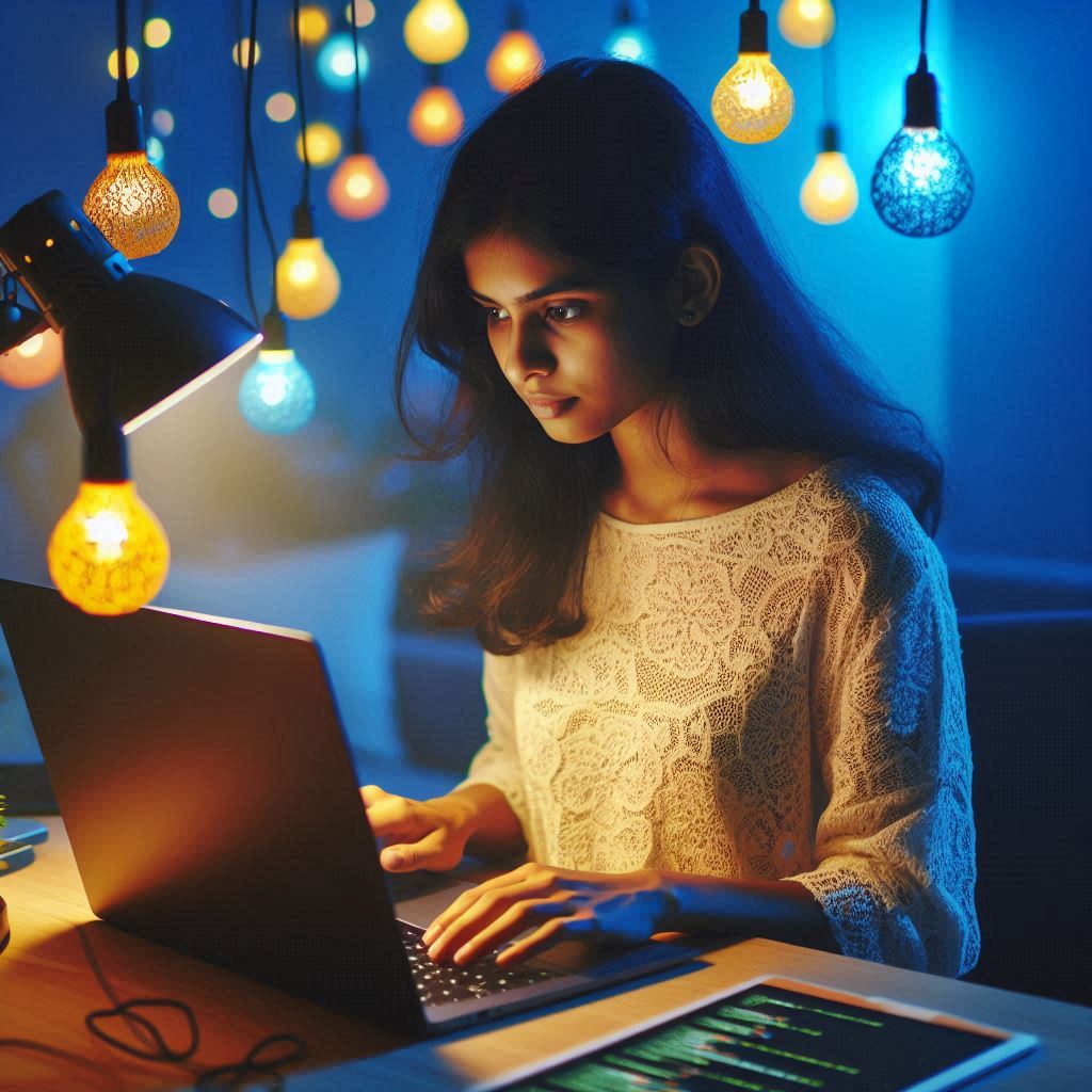 full stack developer girl